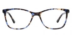 Antonia Square Prescription Glasses - Blue Tortoise