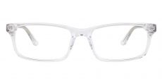 Ennis Rectangle Prescription Glasses - Clear