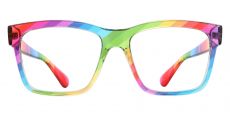 Hatton Square Prescription Glasses - Rainbow