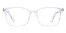 Windsor Rectangle Prescription Glasses - Crystal